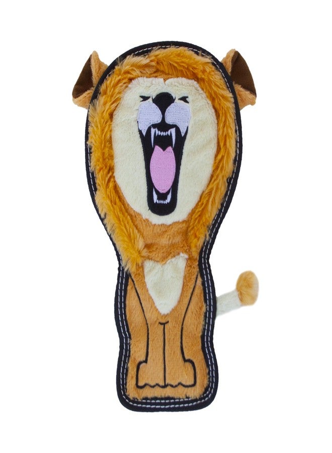 Outward Hound Tough Seamz Lion Plush Dog Toy, Medium - Image 1